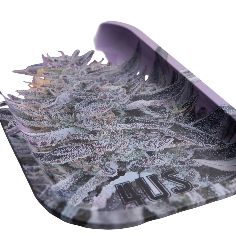 full size metal crushing tray with megnatic lid