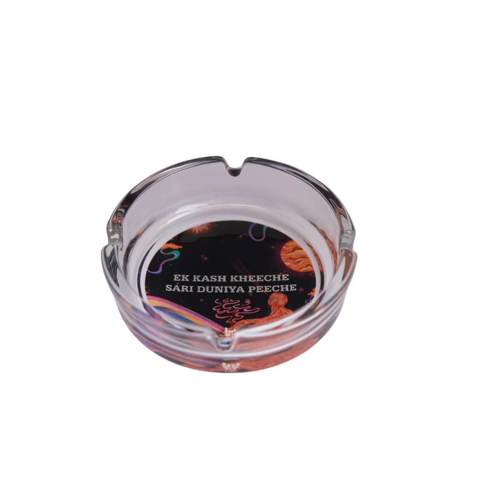 Round Glass Ashtrays