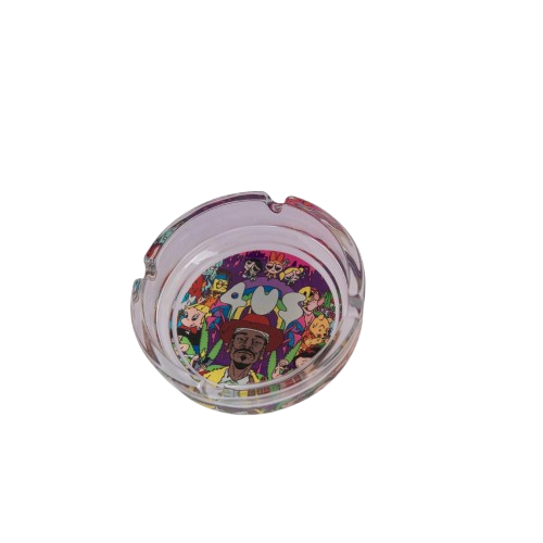 Round Glass Ashtrays